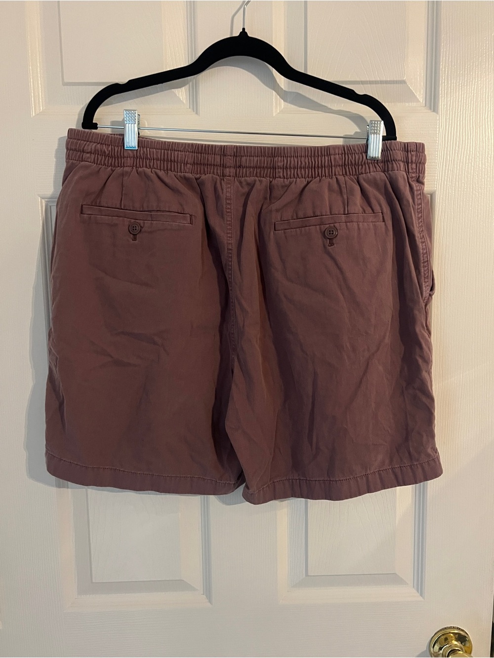 J.Crew Garment Dyed Casual Drawstring Shorts Men’s XL Mauve Beach Coastal - Picture 6 of 9